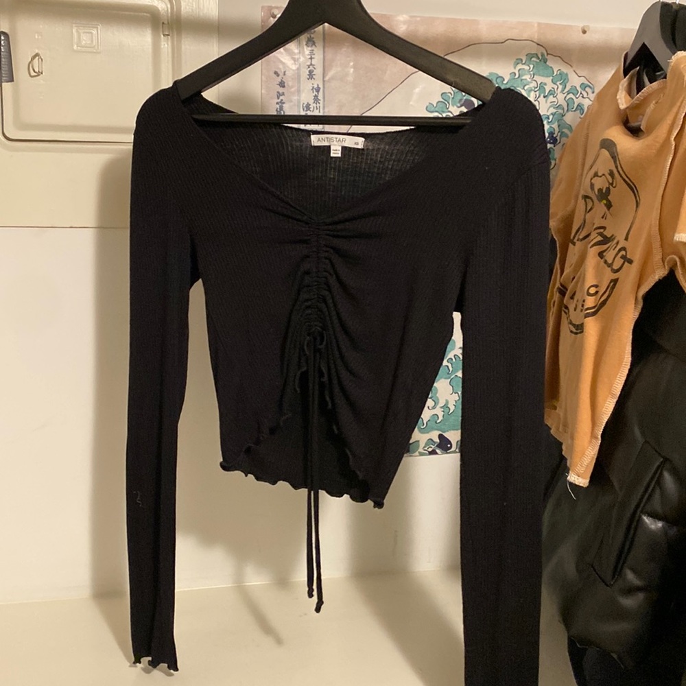 Long Sleeve Crop Top